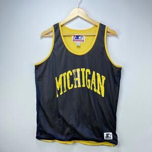 Vintage 90s Starter Michigan Wolverines Jersey XL Mens